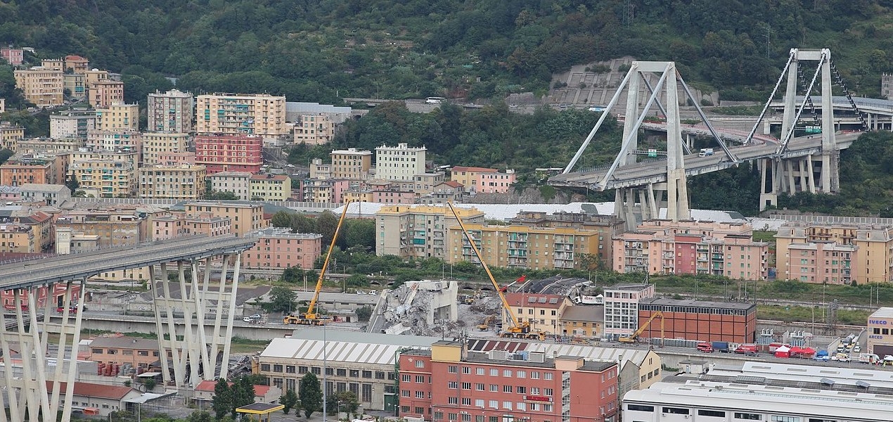 Un anno dal crollo del Ponte Morandi a Genova