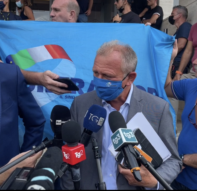 Il Segretario Generale, Claudio Tarlazzi, spiega ai lavoratori l'esito dell'incontro con Italia Trasporto Aereo - ITA [VIDEO]