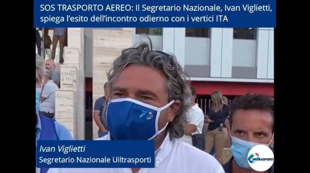 Il Segretario Nazionale, Ivan Viglietti, spiega l'esito dell'incontro odierno con i vertici di Ita [VIDEO]