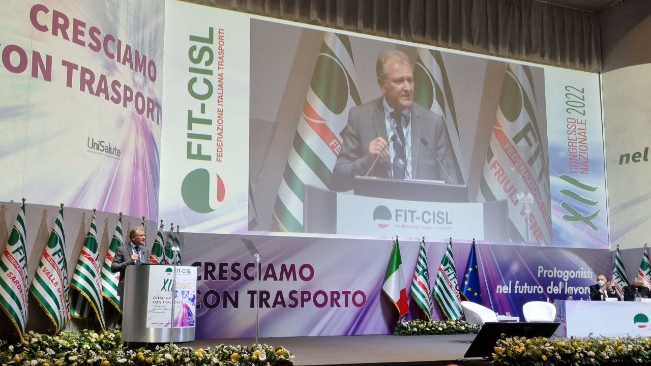 Il Segretario Generale Tarlazzi al Congresso Fit-Cisl: Serve un sindacato forte per le sfide che abbiamo davanti. Nostro compito contribuire a ricostruire Paese