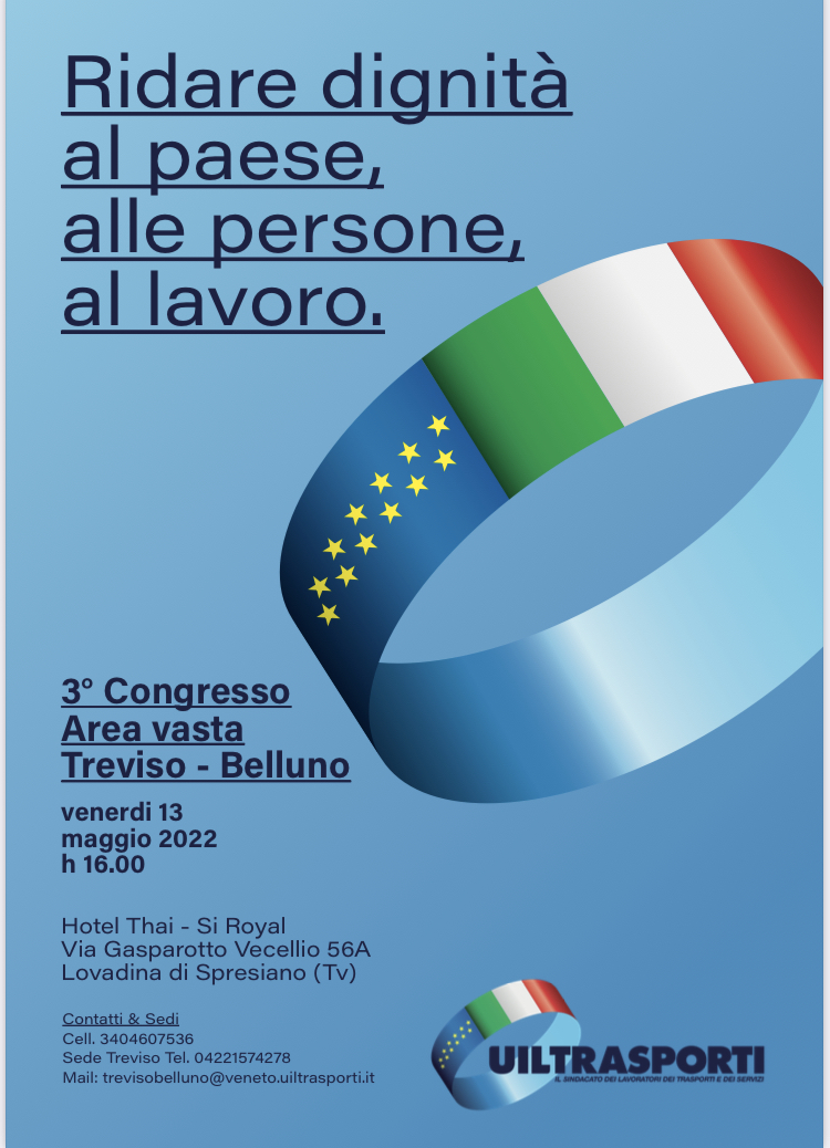 XI Congresso UILTRASPORTI  3°Area Vasta Treviso -Belluno