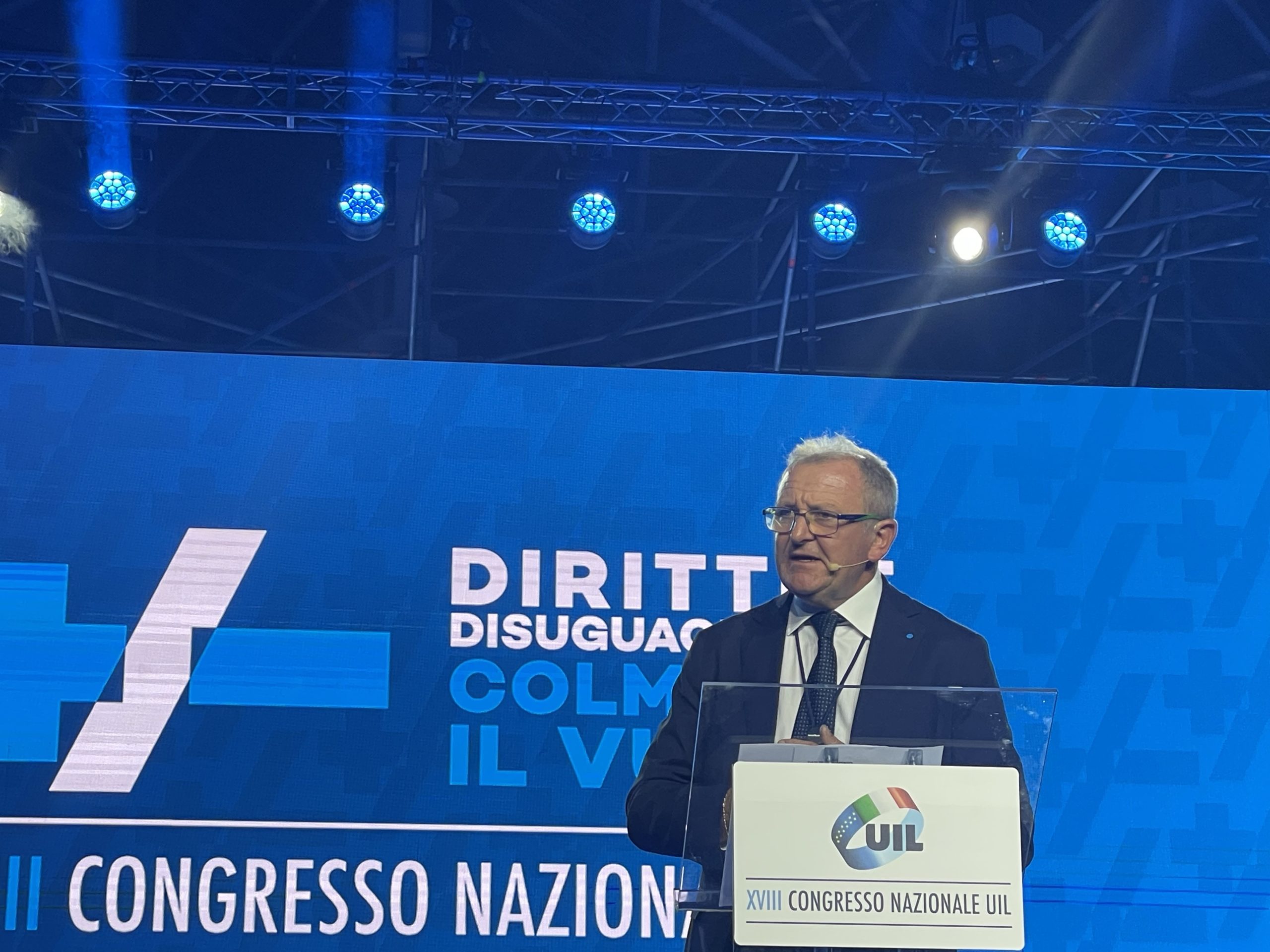 XVIII Congresso Nazionale Uil, l'intervento del Segretario Generale Claudio Tarlazzi