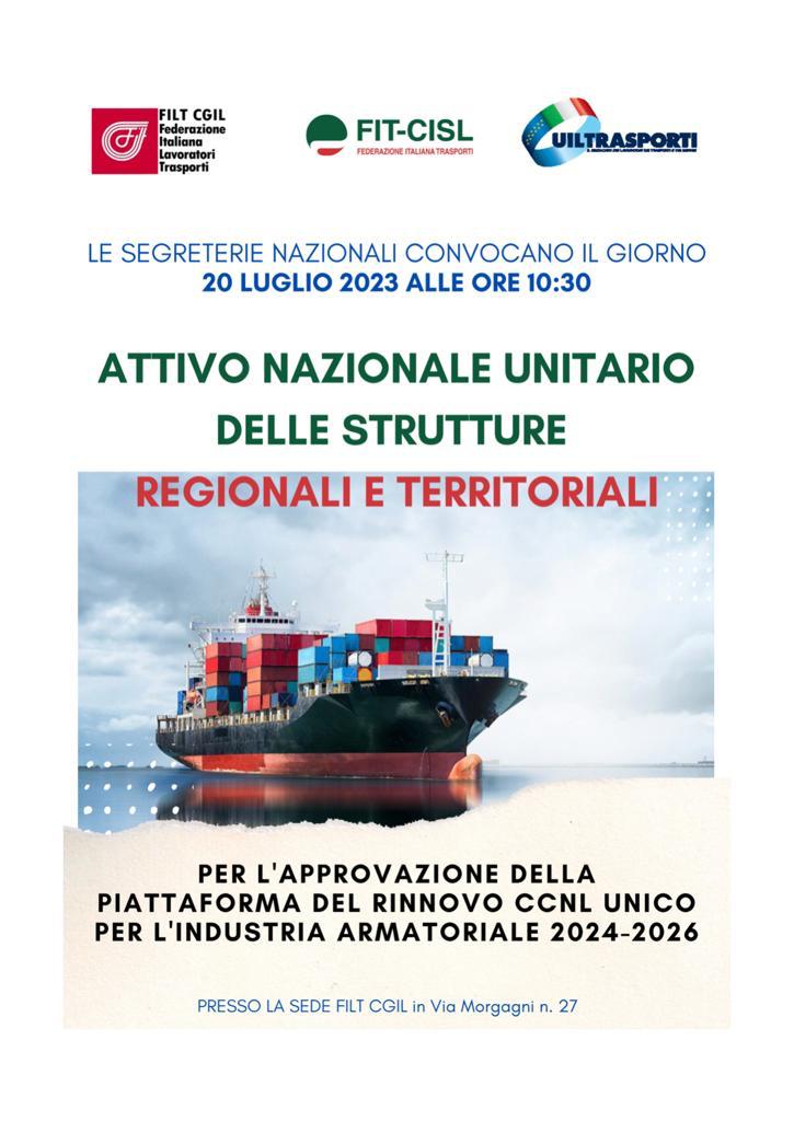 🔵 Marittimi; Attivo Nazionale Unitario