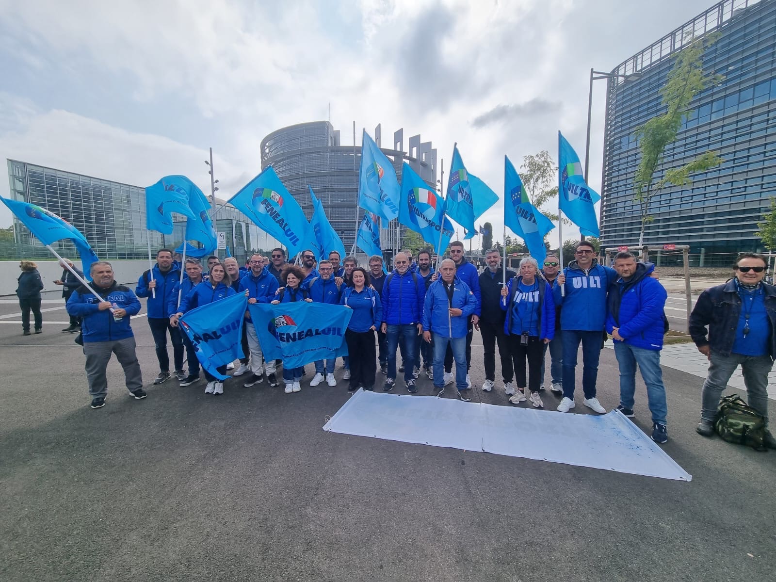 Appalti: No alla concorrenza sulle spalle dei lavoratori. A Strasburgo la manifestazione dei sindacati europei contro i subappalti e l'intermediazione di manodopera