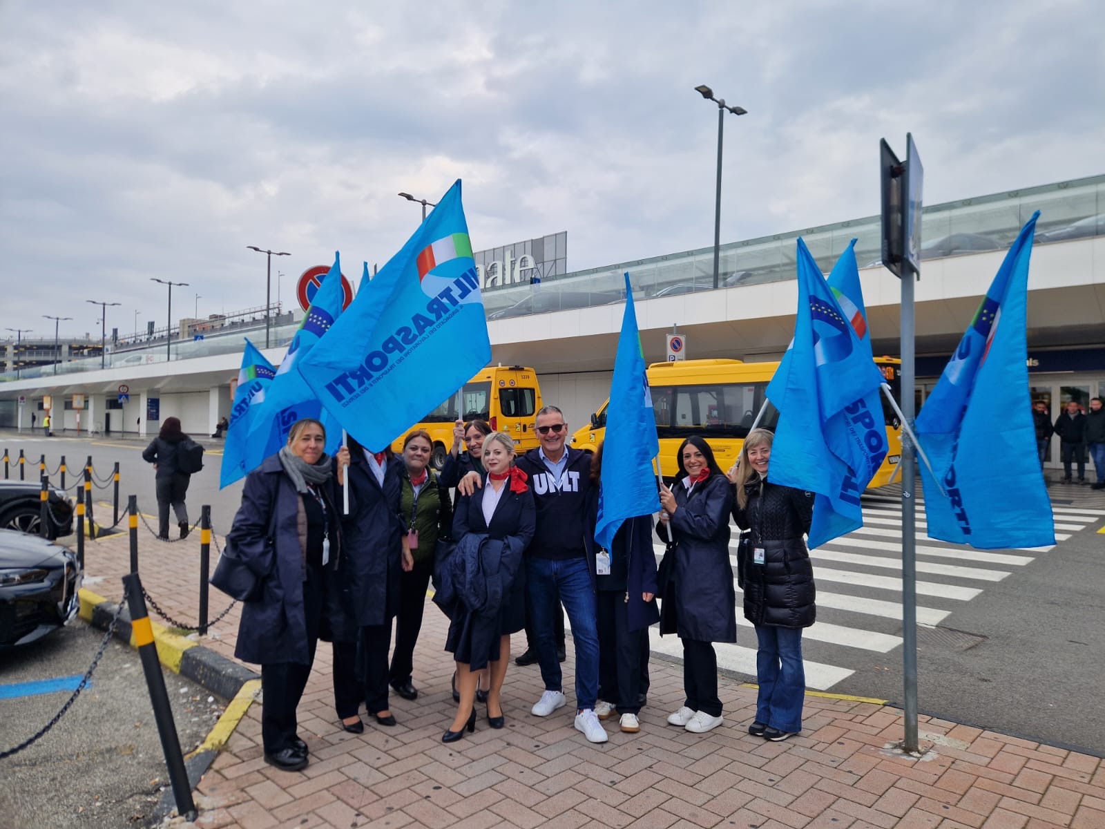 Trasporto aereo: Uiltrasporti, Grande Successo per Sciopero Swissport di 24 ore. Raggiunto il 90% di adesioni